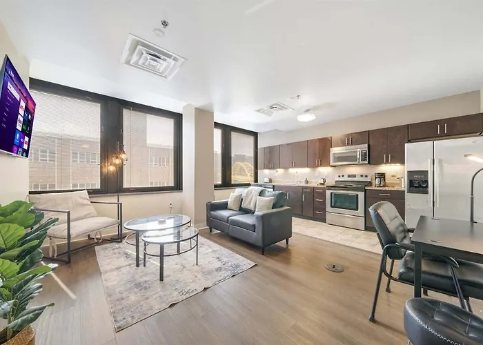 Apartment Modern Chic Downtown 6th Floor Views Fast Wifi 24-7 Gym Lounge Roku